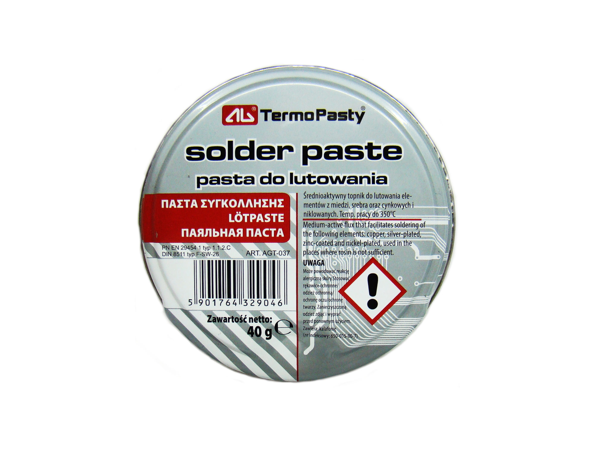 rosin base soldering paste 35gr for soldering tinning AG Termopasty 